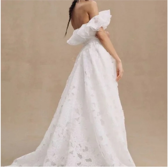 Jenny Yoo Priscilla Wedding Gown Size 14 - Picture 3 of 5